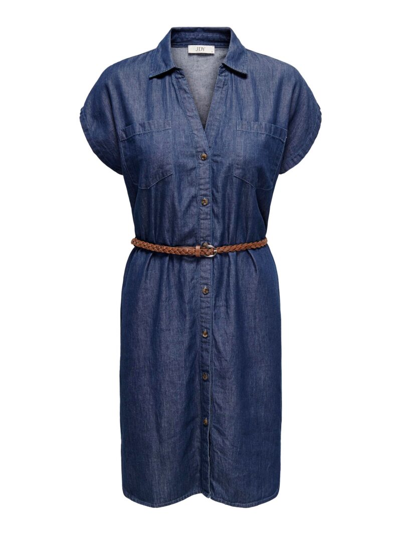 JDY Rochie tip bluză 'KAI'  albastru denim