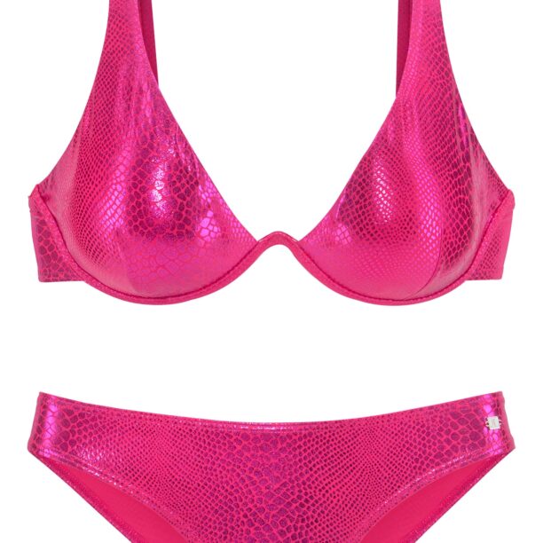 JETTE Costum de baie două piese  magenta