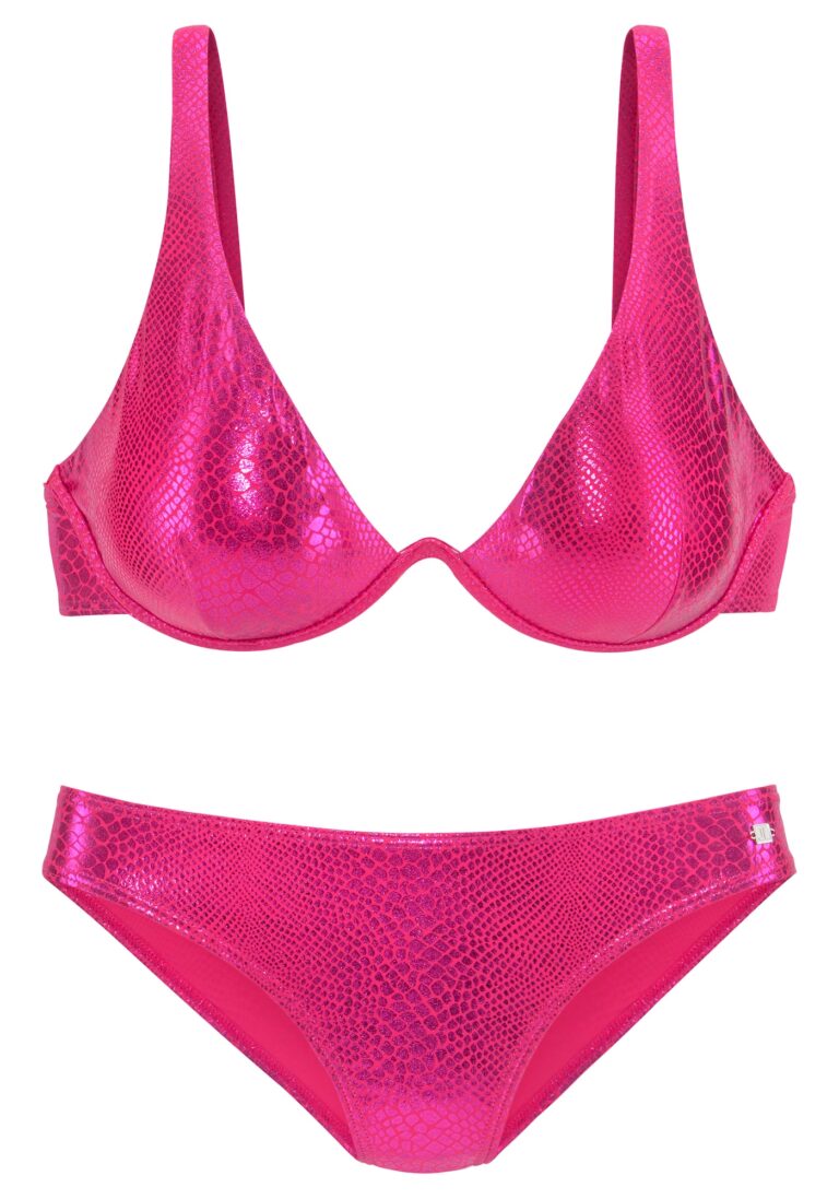 JETTE Costum de baie două piese  magenta