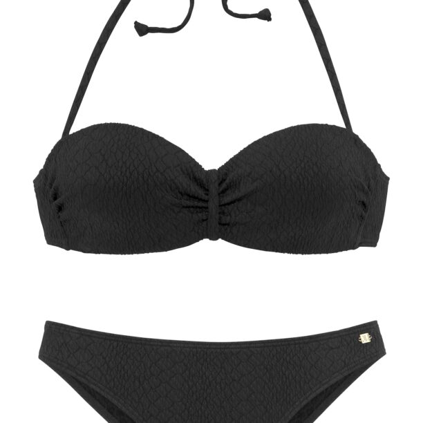 JETTE Costum de baie două piese  negru