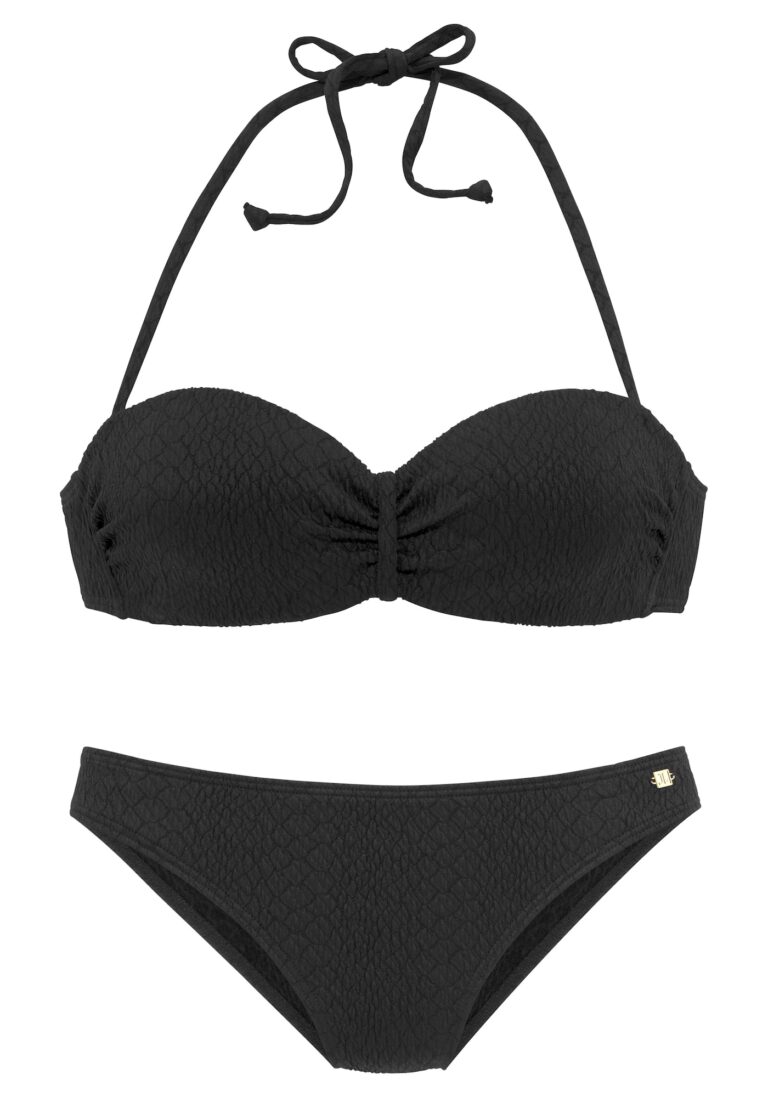 JETTE Costum de baie două piese  negru