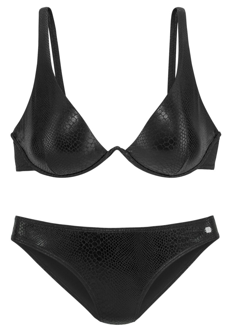 JETTE Costum de baie două piese  negru