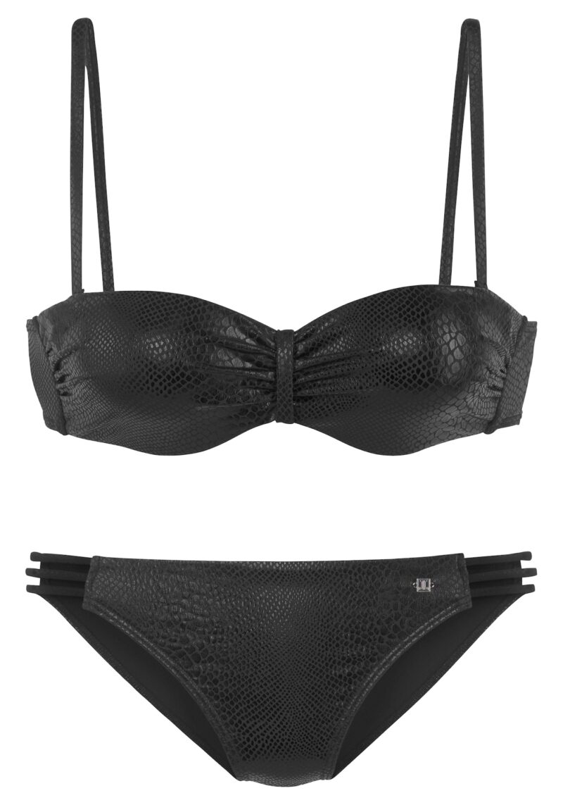 JETTE Costum de baie două piese  negru