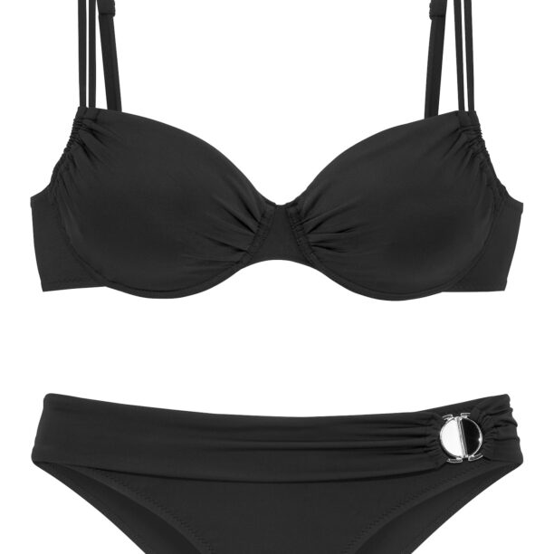 JETTE Costum de baie două piese  negru