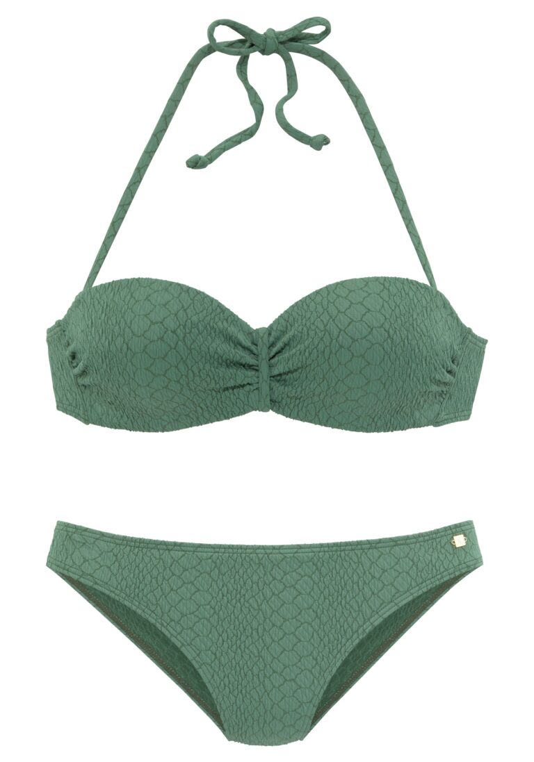 JETTE Costum de baie două piese  verde