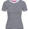 JJXX Tricou 'Gigi'  negru / alb