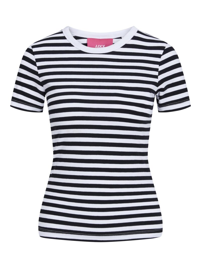 JJXX Tricou 'Gigi'  negru / alb