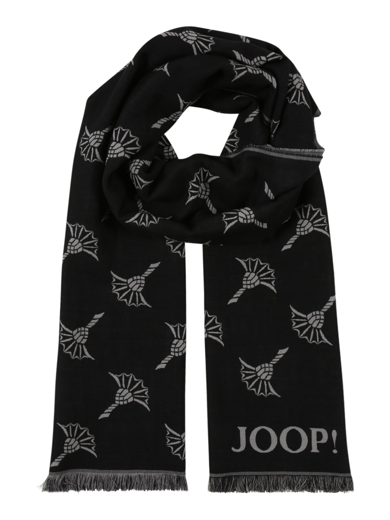 JOOP! Fular 'Feris'  gri / negru