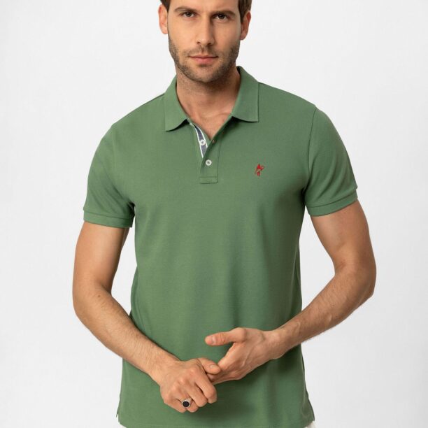 Original Jacey Quinn Tricou  verde deschis / alb