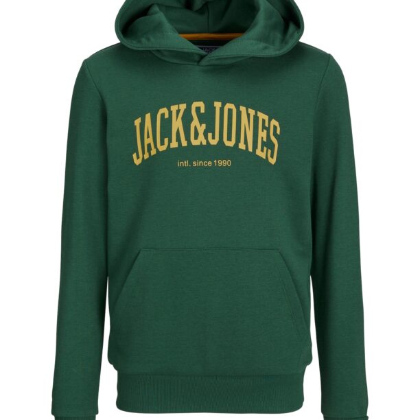 Jack & Jones Junior Bluză de molton 'JJEJosh'  galben / verde pin