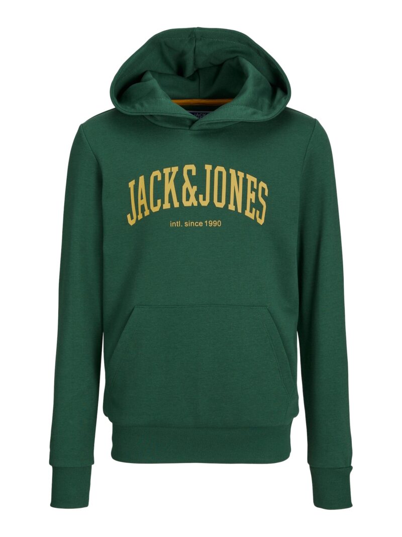 Jack & Jones Junior Bluză de molton 'JJEJosh'  galben / verde pin