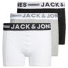 Jack & Jones Junior Chiloţi  gri amestecat / negru / alb