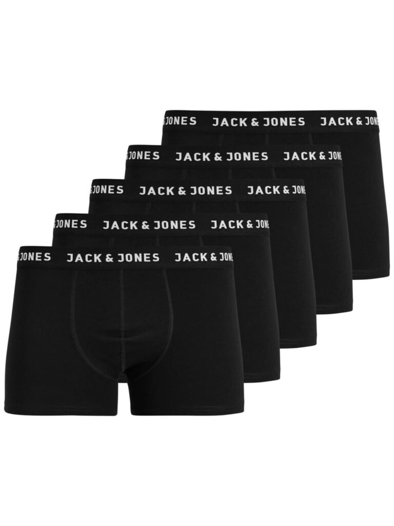 Jack & Jones Junior Chiloţi  negru / alb