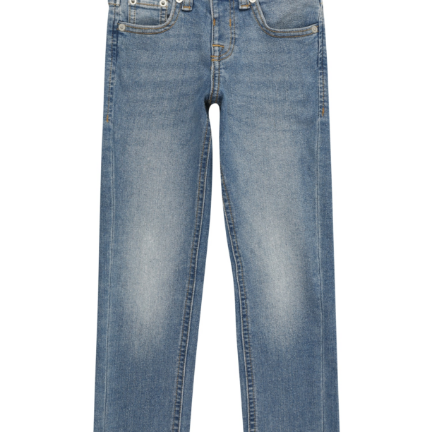 Jack & Jones Junior Jeans 'JJGLENN'  albastru denim / maro deschis