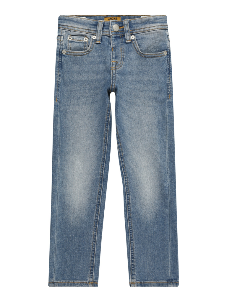 Jack & Jones Junior Jeans 'JJGLENN'  albastru denim / maro deschis