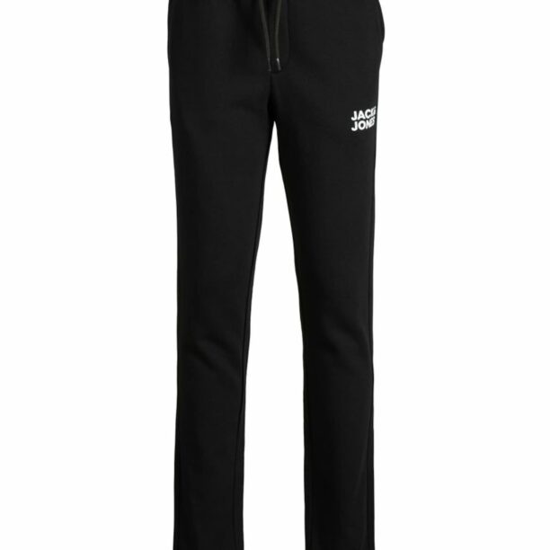 Jack & Jones Junior Pantaloni 'JJIGORDON'  negru / alb