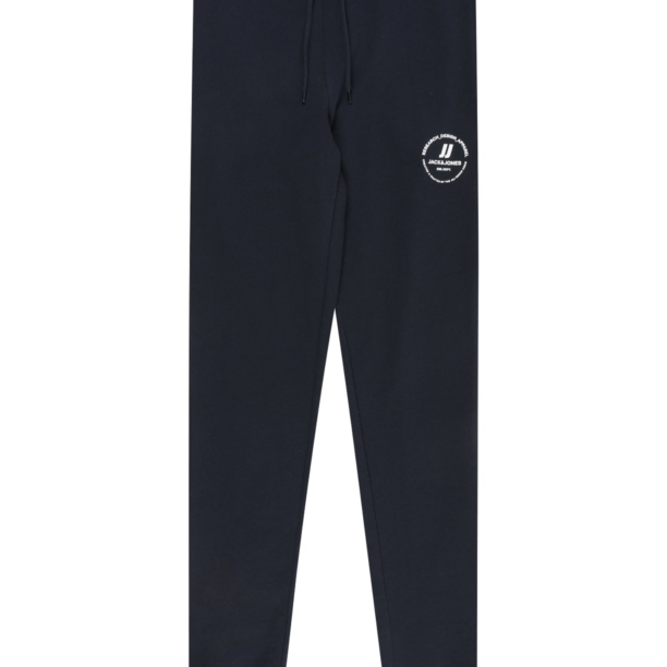 Jack & Jones Junior Pantaloni 'JPSTGordon JJSwift'  albastru noapte / alb