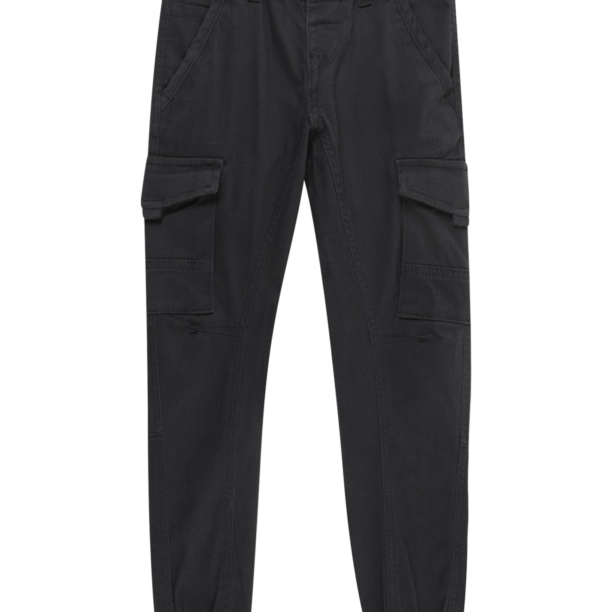 Jack & Jones Junior Pantaloni 'JPSTPaul JJFlake'  negru