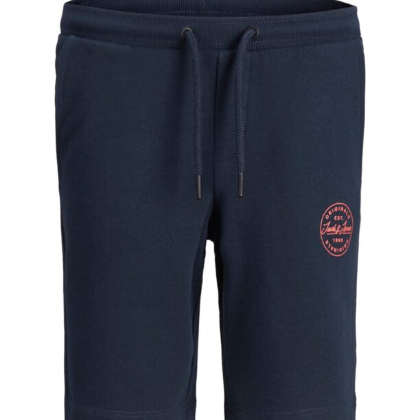 Jack & Jones Junior Pantaloni  bleumarin / roșu deschis