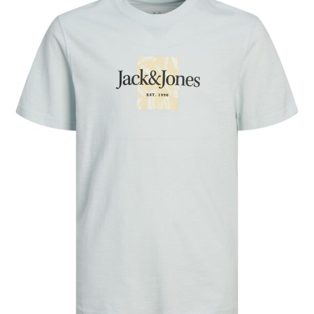 Jack & Jones Junior Tricou 'JORLafayette'  albastru deschis / galben / alb