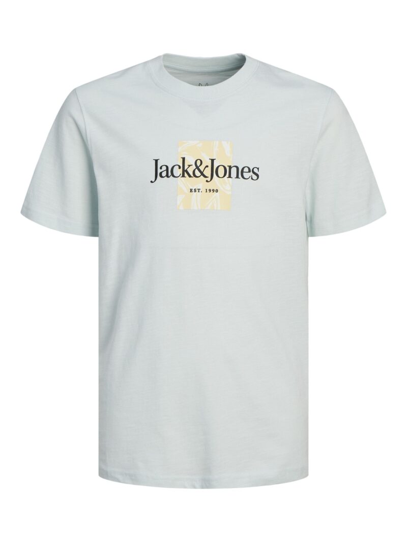 Jack & Jones Junior Tricou 'JORLafayette'  albastru deschis / galben / alb