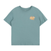 Jack & Jones Junior Tricou 'TREND'  cyan / portocaliu / alb