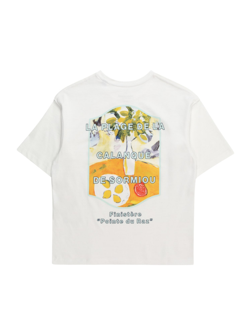 Jack & Jones Junior Tricou 'VALENCIA'  albastru deschis / galben / portocaliu / alb