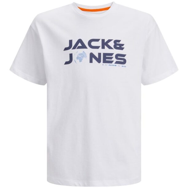 Jack & Jones Junior Tricou  albastru / negru / alb