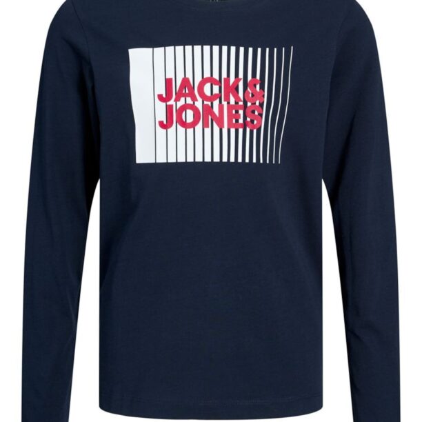 Jack & Jones Junior Tricou  albastru / roșu / alb