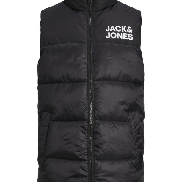 Jack & Jones Junior Vestă  negru / alb