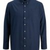 Jack & Jones Plus Cămașă 'Oxford'  bleumarin