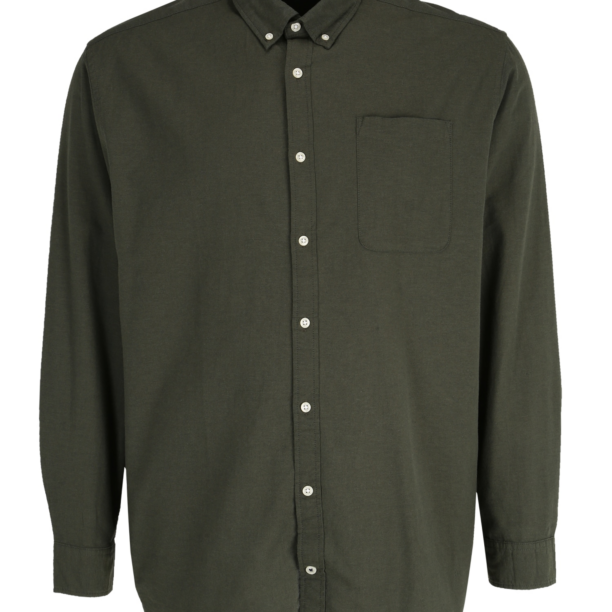 Jack & Jones Plus Cămașă 'Oxford'  verde pin