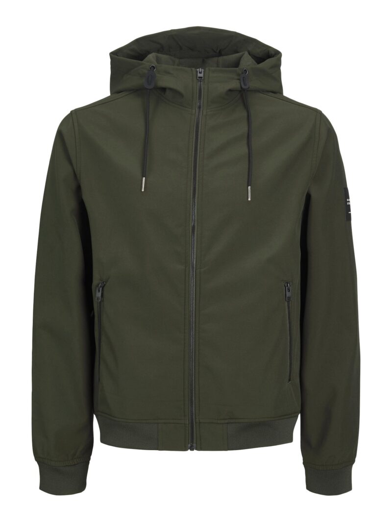 Jack & Jones Plus Geacă de primăvară-toamnă  verde închis