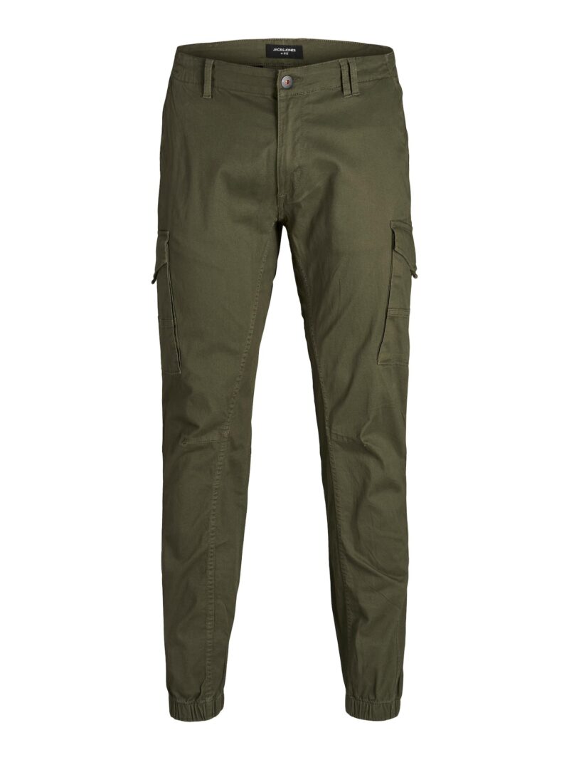 Jack & Jones Plus Pantaloni cu buzunare 'Paul'  verde închis