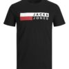 Jack & Jones Plus Tricou 'JJECorp'  roșu / negru / alb