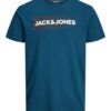 Jack & Jones Plus Tricou  albastru / negru / alb