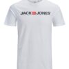 Jack & Jones Plus Tricou  bleumarin / roșu rodie / alb