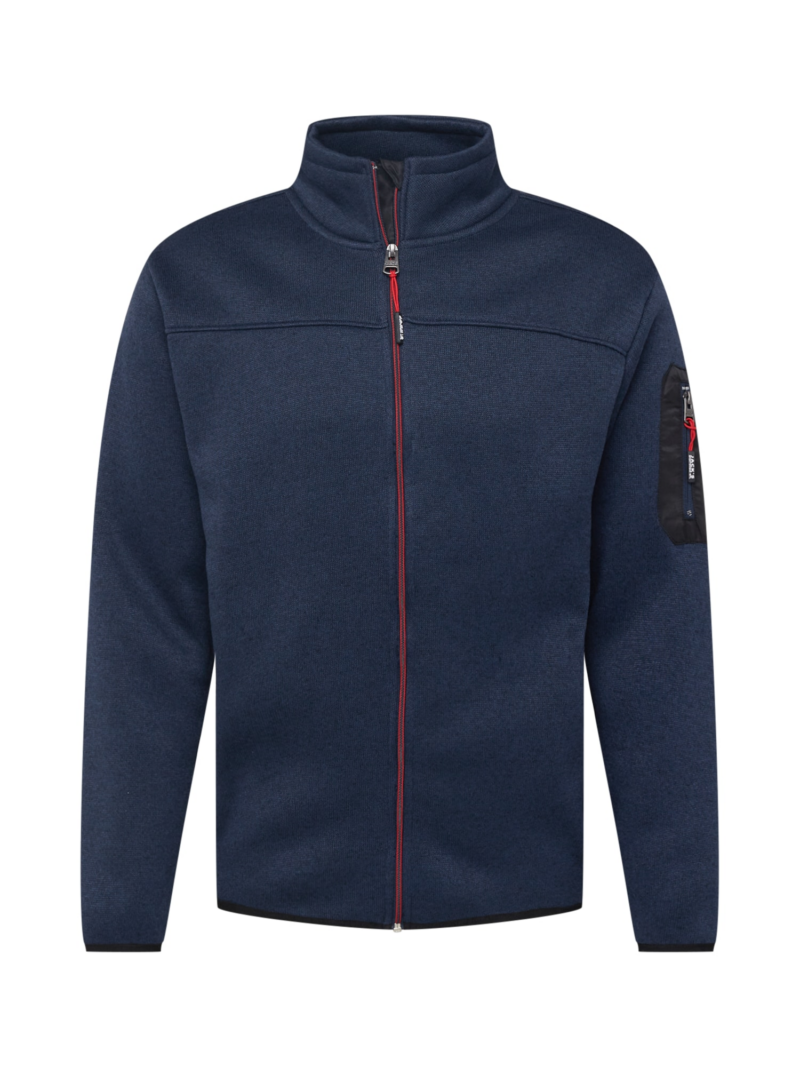 Jack's Jachetă  fleece  bleumarin / negru