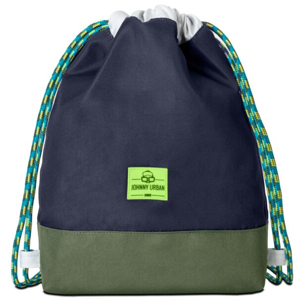 Johnny Urban Ghiozdan sac 'Nino'  bleumarin / verde