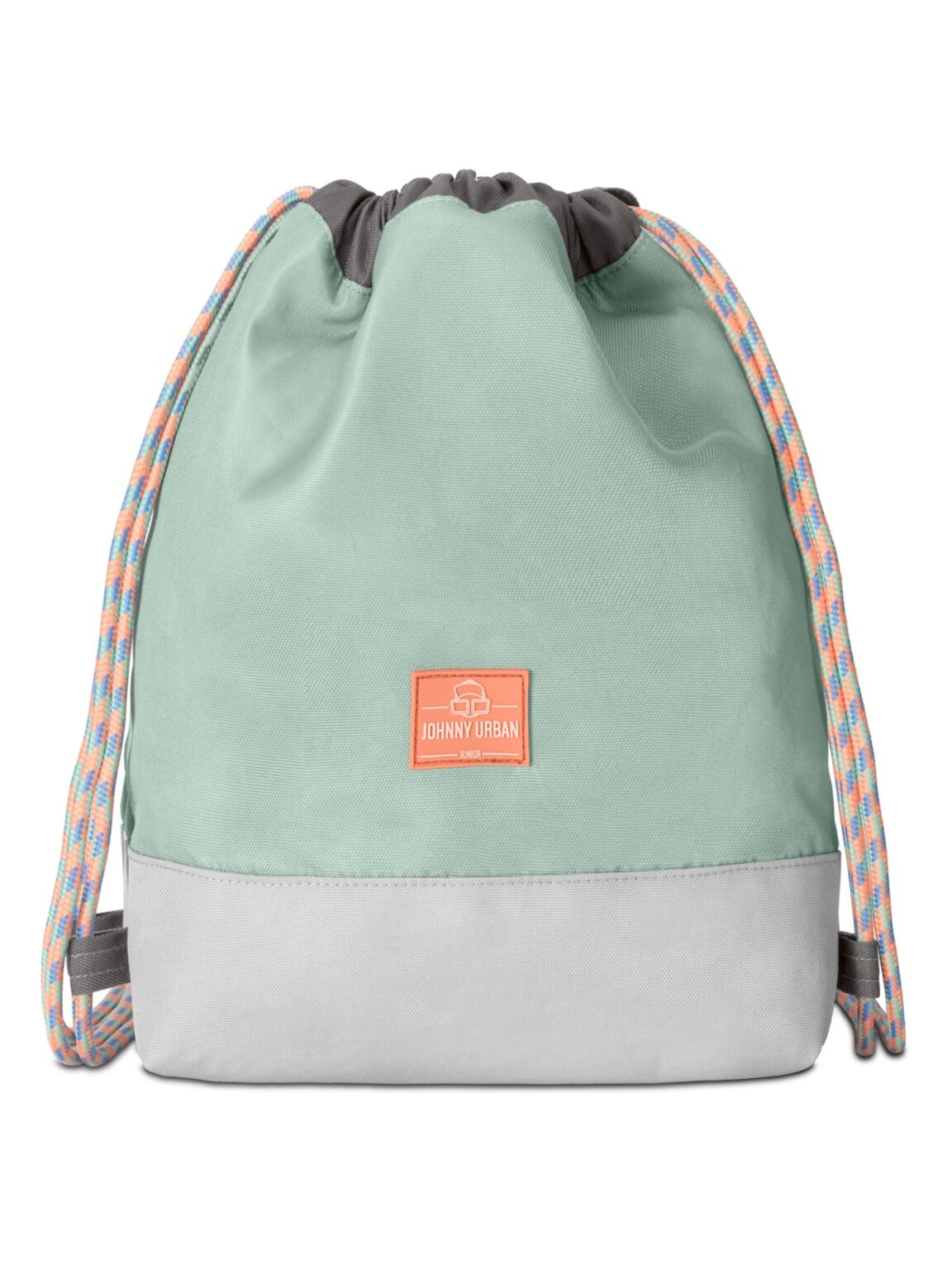 Johnny Urban Ghiozdan sac 'Nino'  gri / verde mentă / portocaliu