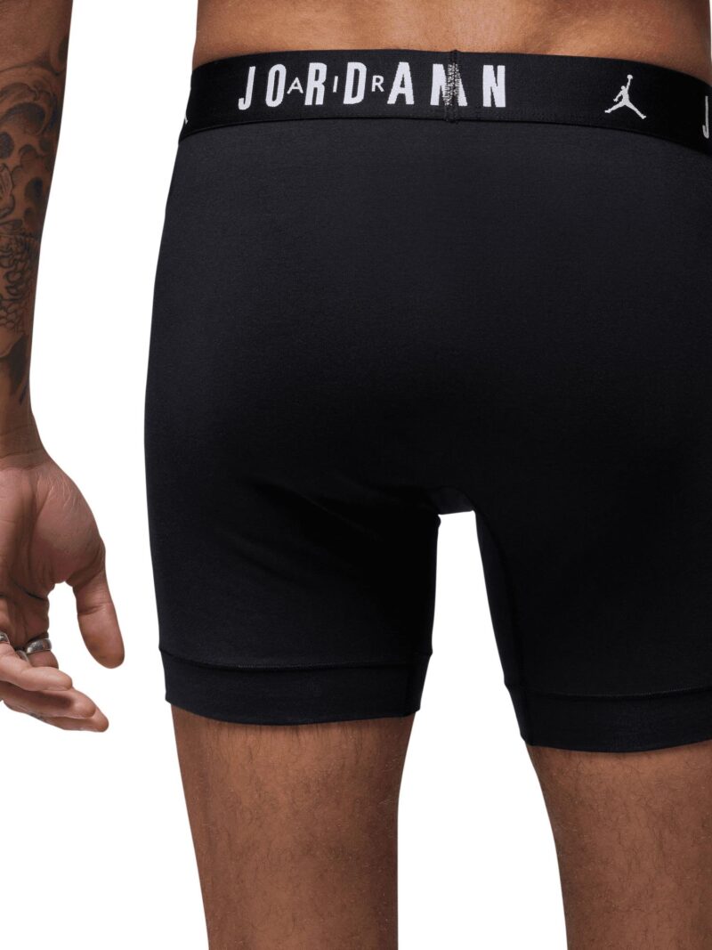 Jordan Boxeri 'FLIGHT Cotton Core Boxer Briefs'  negru / alb preţ