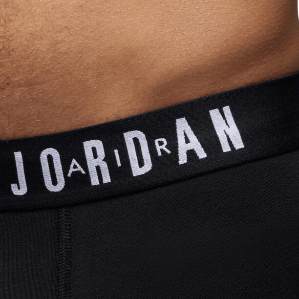 Cumpăra Jordan Boxeri 'FLIGHT Cotton Core Boxer Briefs'  negru / alb