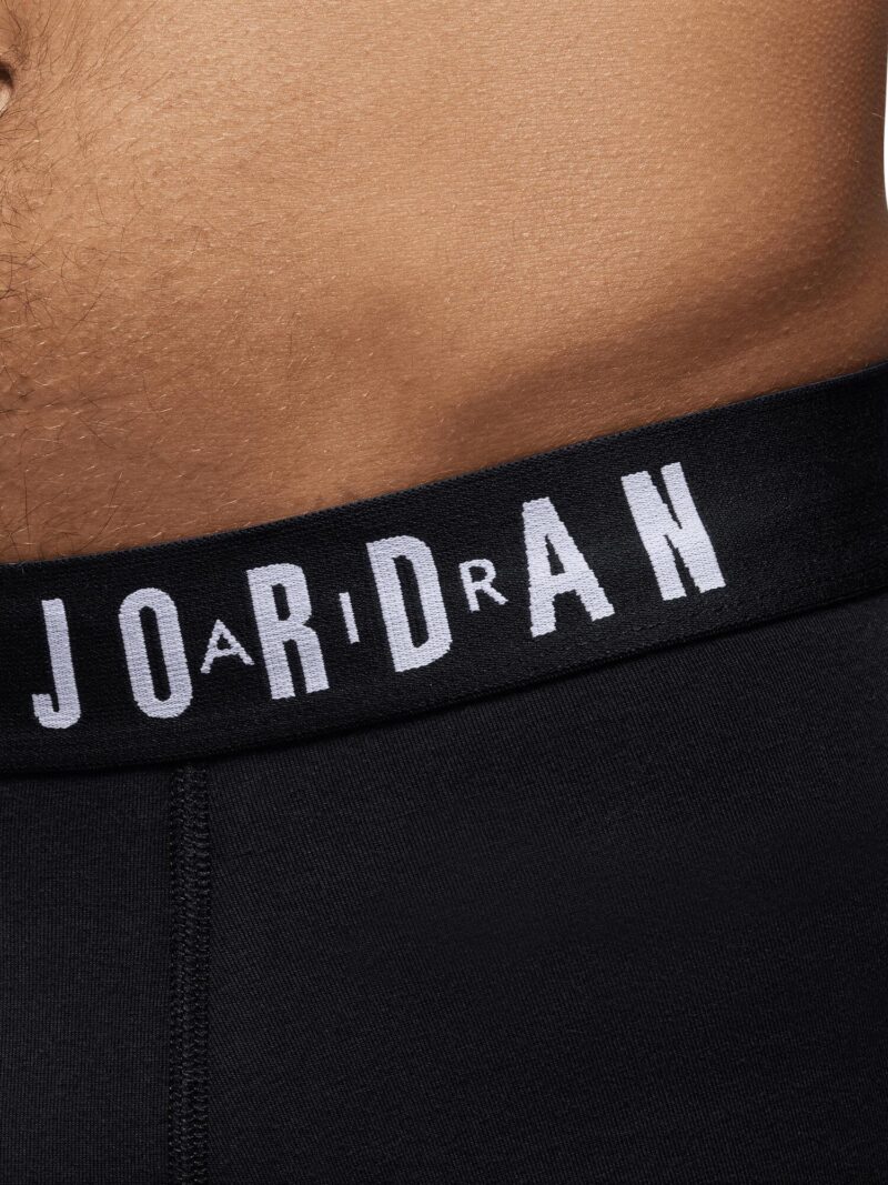 Cumpăra Jordan Boxeri 'FLIGHT Cotton Core Boxer Briefs'  negru / alb