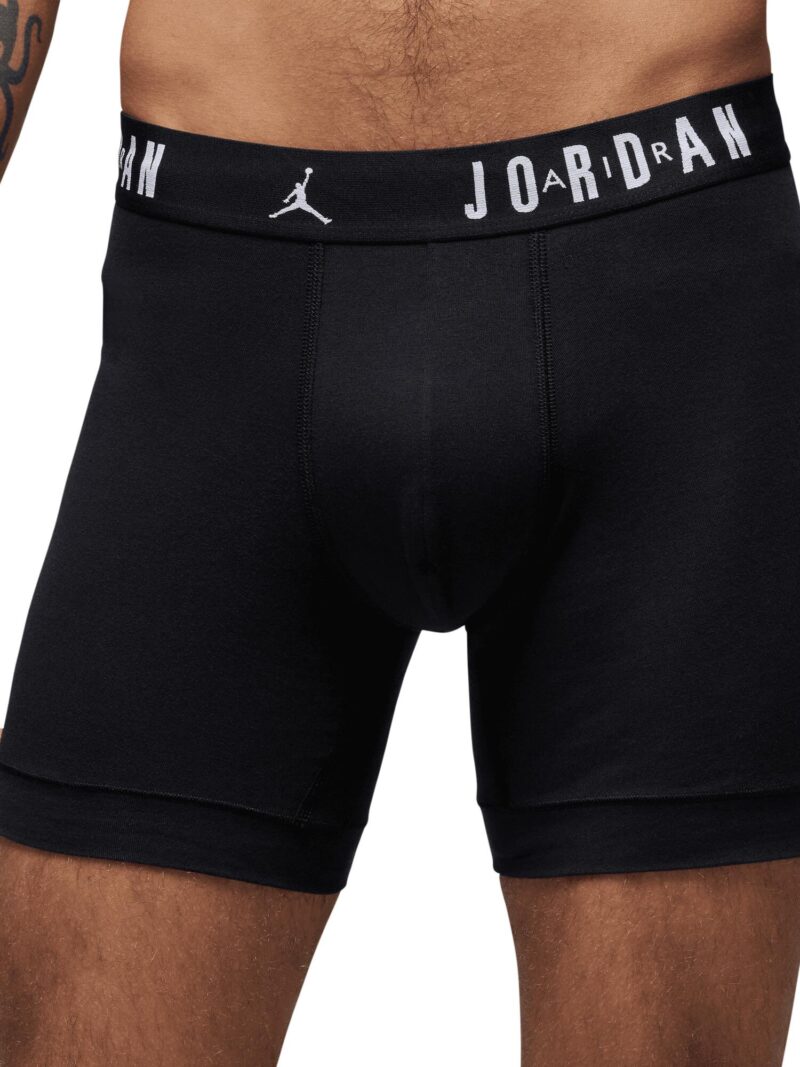 Preţ Jordan Boxeri 'FLIGHT Cotton Core Boxer Briefs'  negru / alb