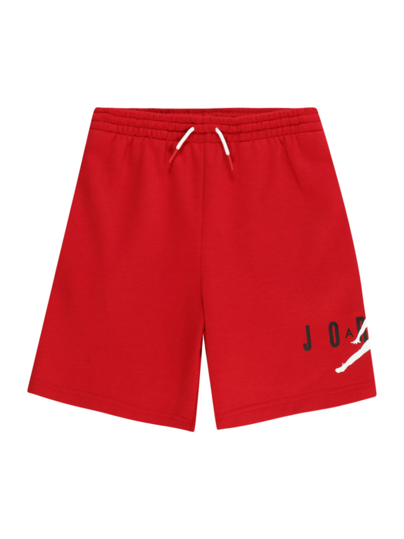 Jordan Pantaloni sport  roșu / negru / alb