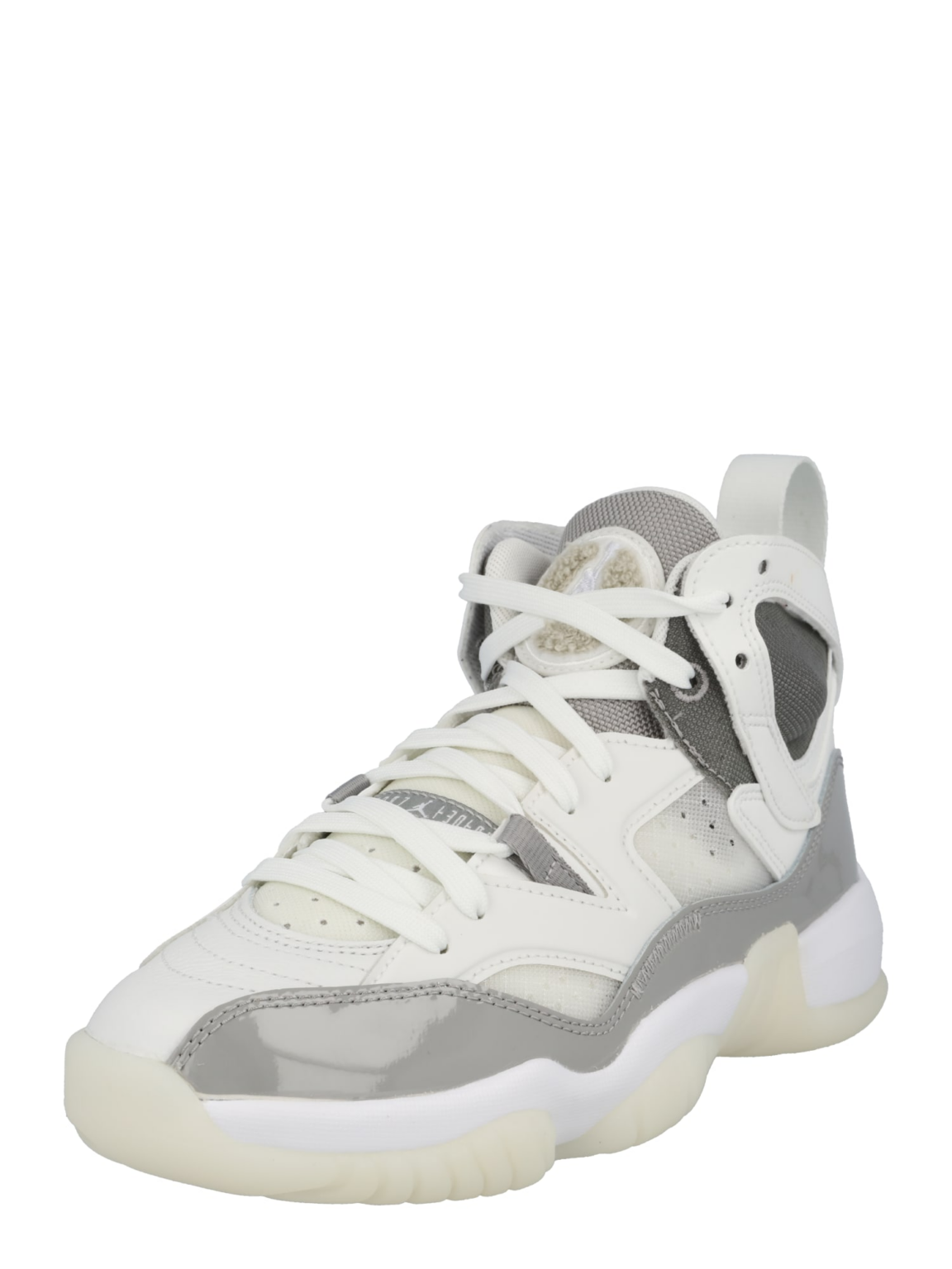 Jordan Sneaker înalt 'JUMPMAN TWO TREY'  gri / alb