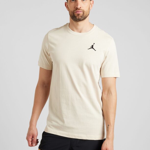 Cumpăra Jordan Tricou 'Jumpman'  maro cappuccino / negru