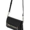 Juicy Couture Geantă de umăr 'Jasmine'  negru / argintiu