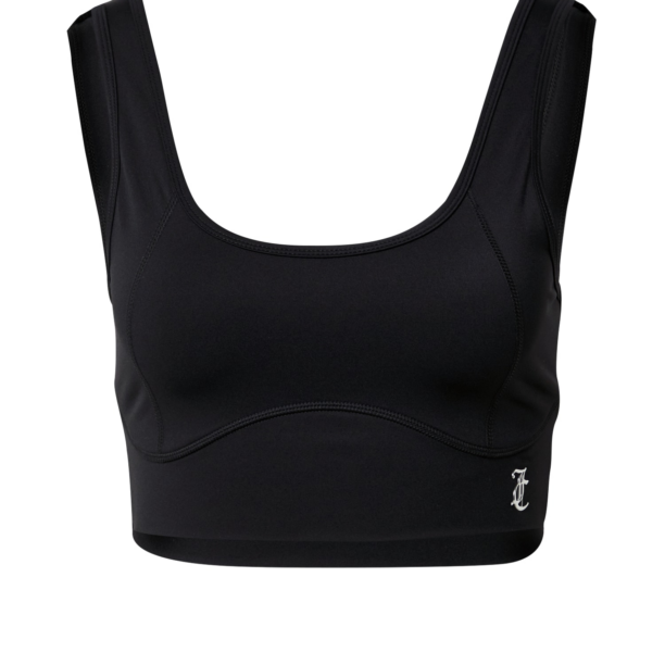 Juicy Couture Sport Sutien sport 'LAZLO'  negru / argintiu