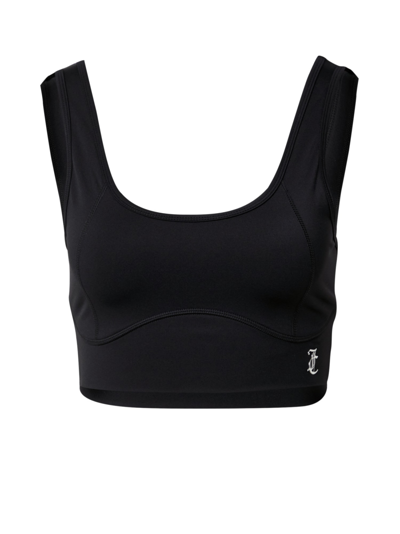 Juicy Couture Sport Sutien sport 'LAZLO'  negru / argintiu